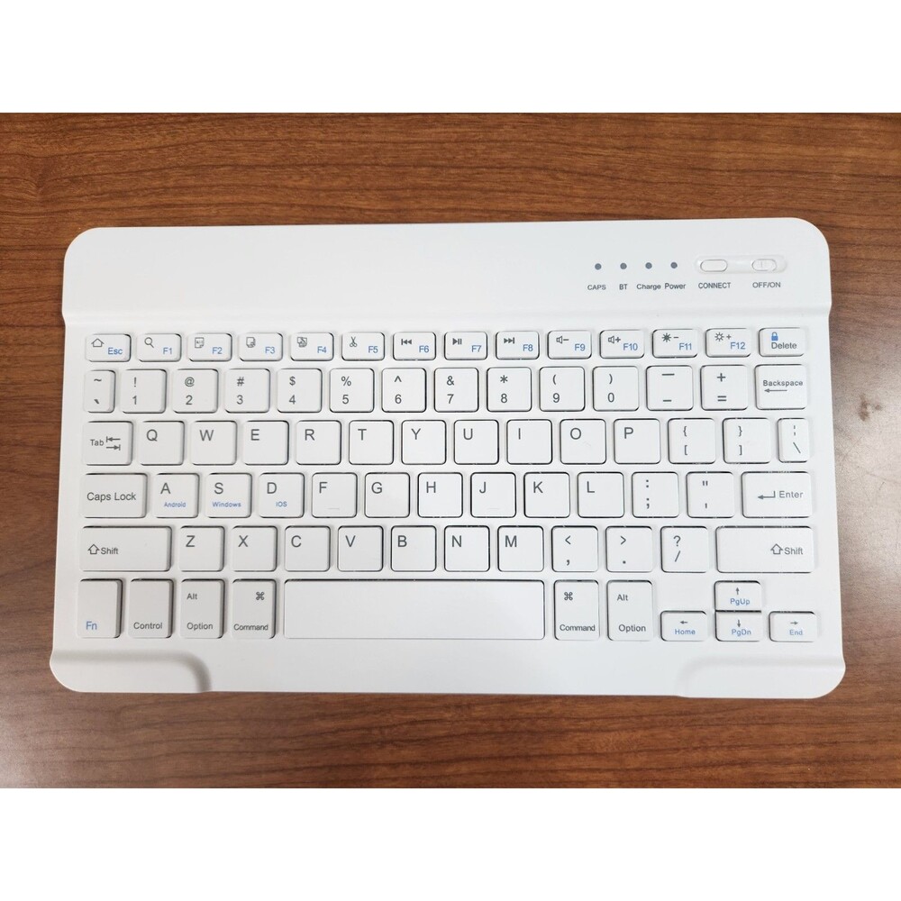 Bluetooth Ultra Light Thin Design QWERTY Keyboard USB-C Charging